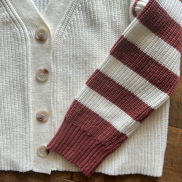 Women’s Wishlist Striped Sleeve Cardigan - Picture 2 of 3